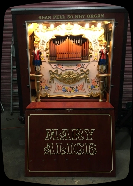 30-key Alan Pell Organ 'Mary Alice' owned by James Reid Doncaster