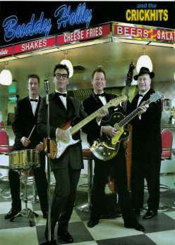 Alan Becks as Buddy Holly Tribute Artist with or without his 'Crickets'