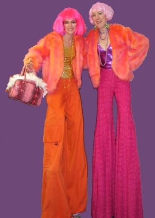 60s 70s Stilt Walkers by Rachel H