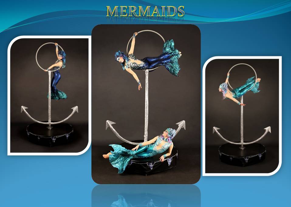 Mermaids Aerial Act Freestanding, by Dream Performance of London