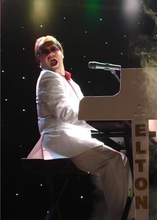 Joel Coombes as Elton John Tribute North Yorkshire