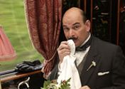 Martin Gaisford as Hercule Poirot lookalike