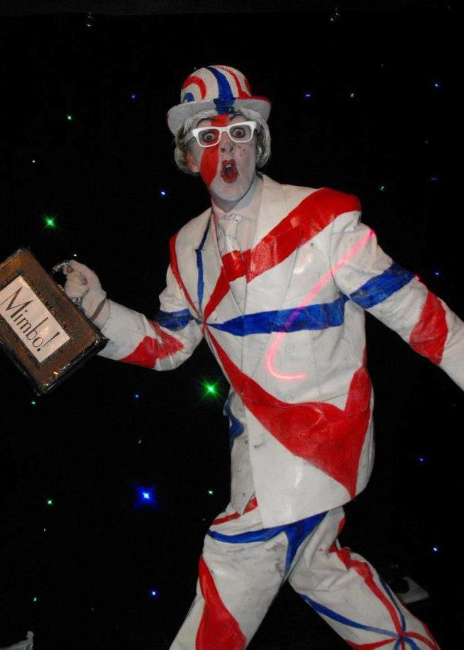 Michael Blackledge as Jubilee Man Mime artist East Susssex