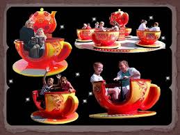 cup and saucer ride, victorian swing boats/ shuggy boats, fun house by Carnival fun fairs