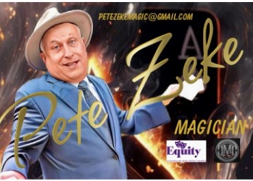 Peter Welburn as Pete Zeke Wedding magician