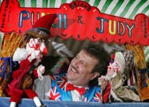 Punch & Judy Show with Professor Brian Llewellyn is available for hire from Co Durham