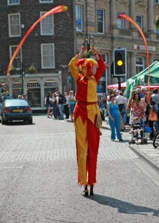 Sarah Shearer Stilt Walker Teesside