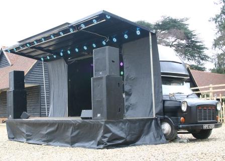 Solar powered Camper Stage 6x4m