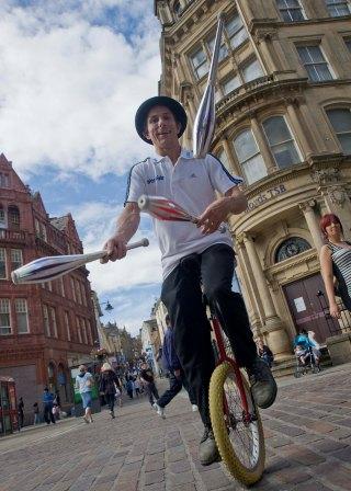 Unicycle Show by Zoot Circus South Yorkshire