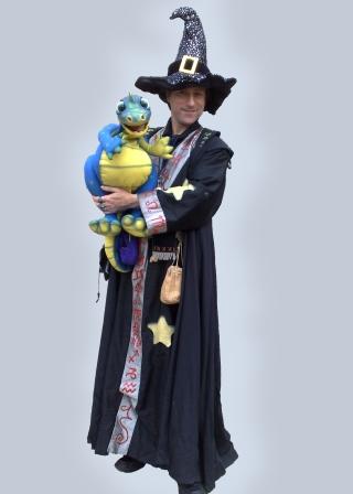 Allin Kempthorne as Wizzall the Wizard is available for Halloween or Themed Events