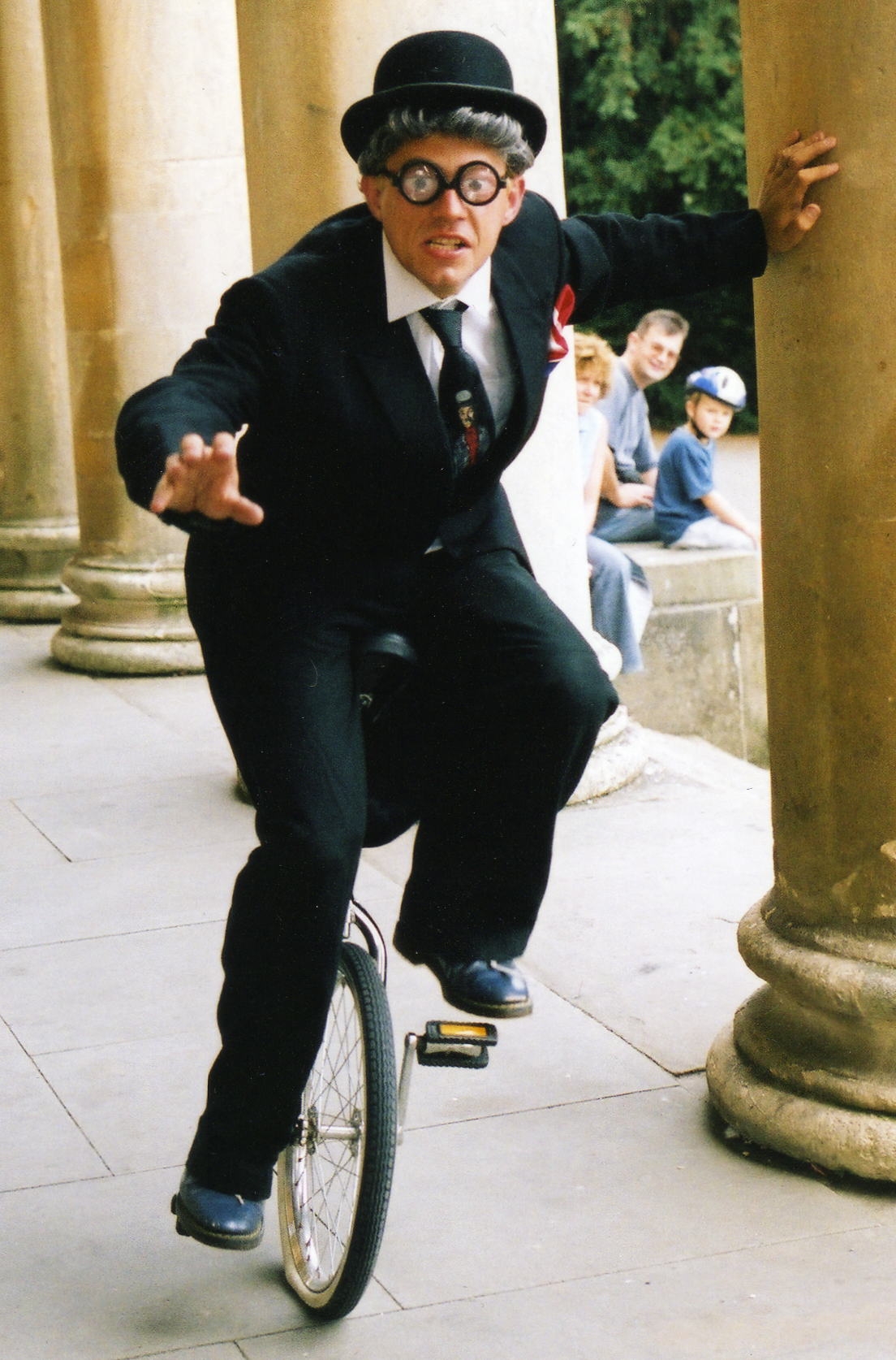 Thomas Trilby Unicyclist from Gloucestershire