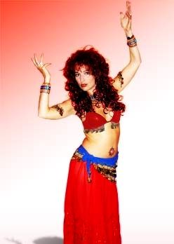 Belly dancer by Vertigo Stilts Bristol