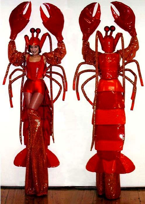 lobsters on stilts