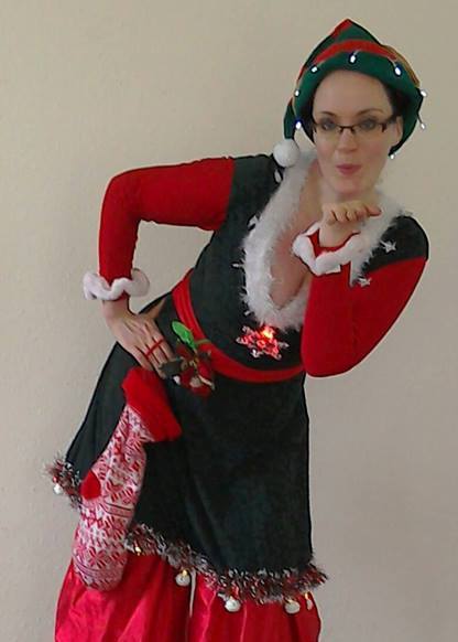 Stilts Elf Vicky Armstrong Tyne & Wear